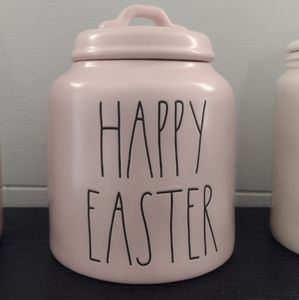 Rae Dunn Happy Easter Canister
